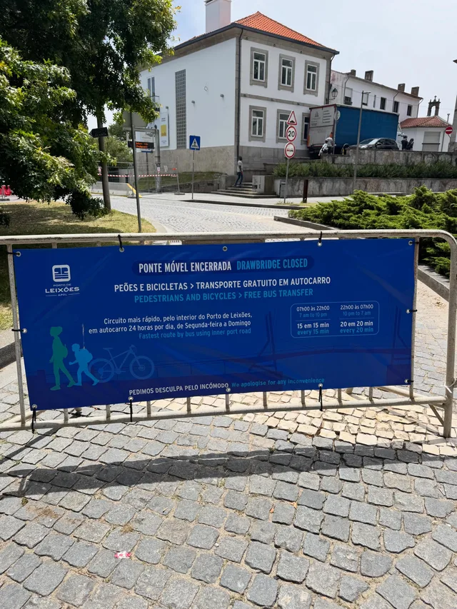Ponte Móvel de Leça: a Portuguese Coastal notice — photo 4
