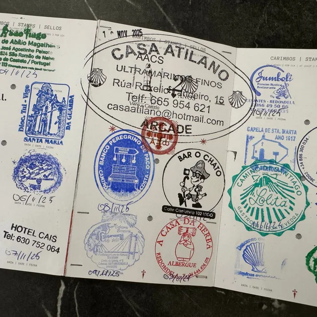 A little stamp, a whole day of walking